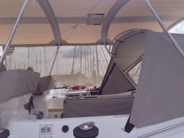 Oyster 565 Bimini Single Mesh Side Panel - Image 2