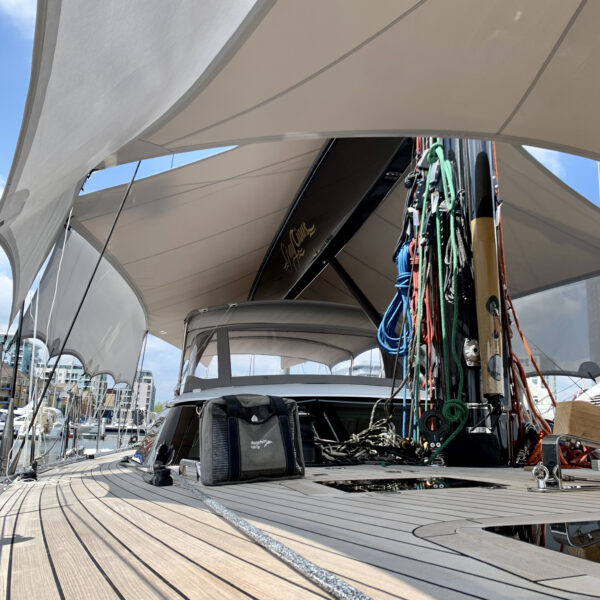 Oyster 495 Mesh Side Overboom Awning (Each Side)