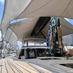 Oyster 495 Mesh Side Overboom Awning (Each Side)