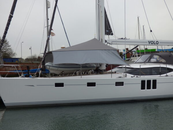 Oyster 595 Mesh Side for Foredeck Awning - Image 3