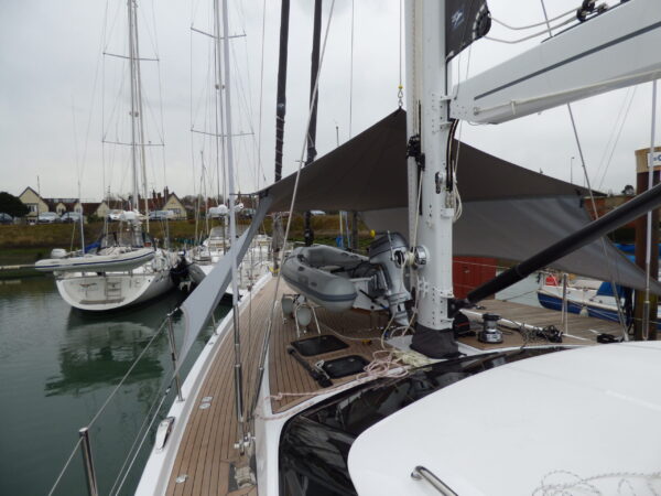 Oyster 495 Mesh Side for Foredeck Awning - Image 2