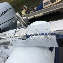 Davit pads for Oyster Yachts by Dolphin Sails