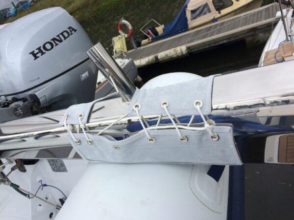 Davit pads for Oyster Yachts by Dolphin Sails