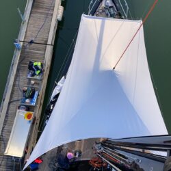 Oyster 495 Foredeck Awning (With Carbon Strut)