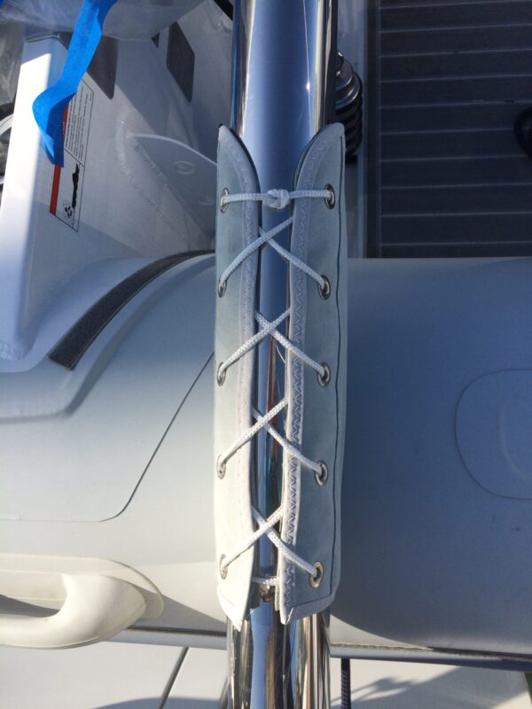 Davit pads for Oyster 495 by Dolphin Sails