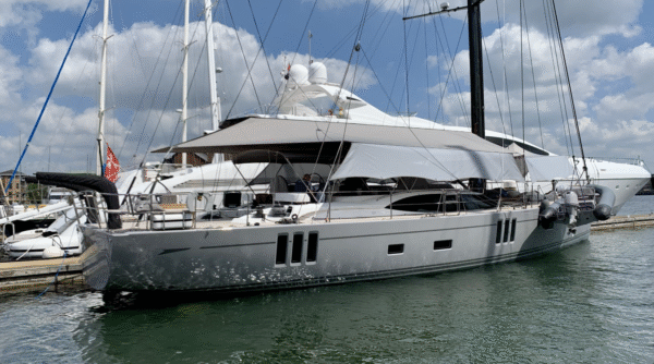 Oyster 745 Mesh Side Overboom Awning (Each Side) - Image 2