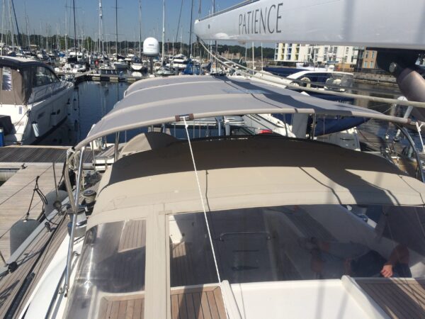 Dolphin Sails, Standard Bimini for Oyster Yachts