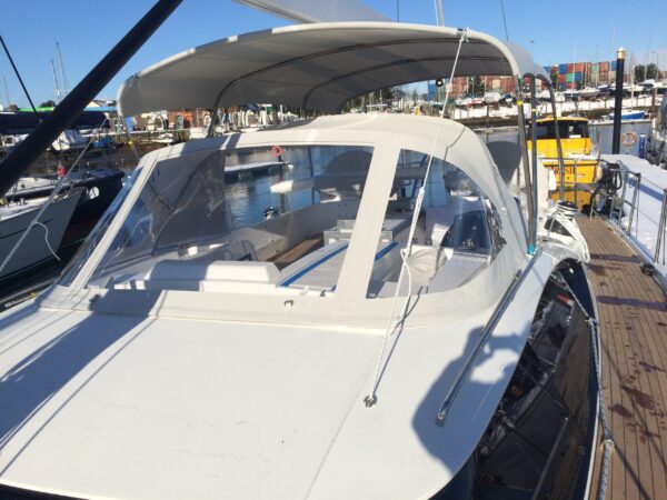 Dolphin Sails Bimini for Oyster Yachts