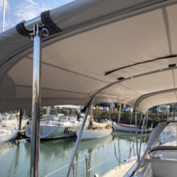Standard Bimini for Oyster 495 by Designed by Dolphin Sails