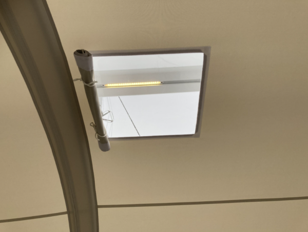 Bimini Boom Light Windows for Oyster Yachts by Dolphin Sails.