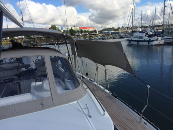 Oyster 495 Bimini Zip On 'Walk Under' Sides (Pair)