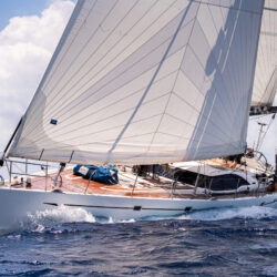 Oyster 495 with Dolphin Sails Yankee