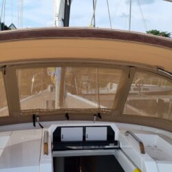 Mesh Screen for Oyster Yachts Sprayhood by Dolphin Sails