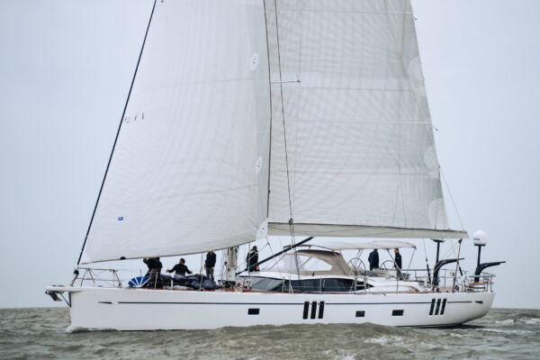 Fully Battened Mainsail for Oyster Yachts by Dolphin Sails
