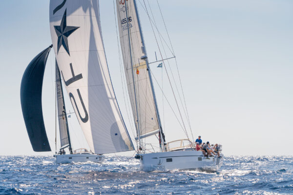 Oyster 495 with Dolphin Sails Asymmetric Sails
