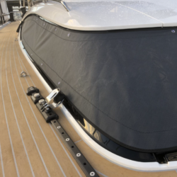 Mesh Windscreen Wrap for Oyster Yachts by Dolphins Sails