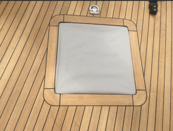 Elasticated Hatch Cover for Oyster Yachts bu Dolphin Sails
