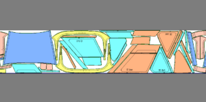 Nesting Example for Yacht Bimini